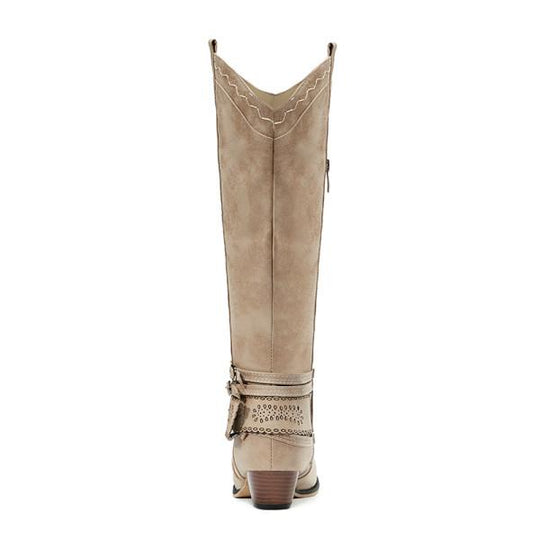 EB | Vintage Hohe Winterreiterstiefel