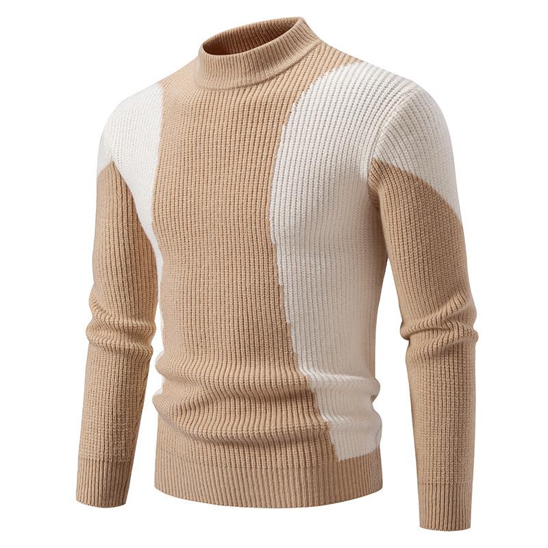 EB | Strickpullover mit Kontrastmuster Modern und Warm