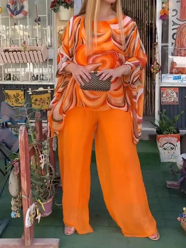 EB | Liene Zweiteiliges Chiffon Set