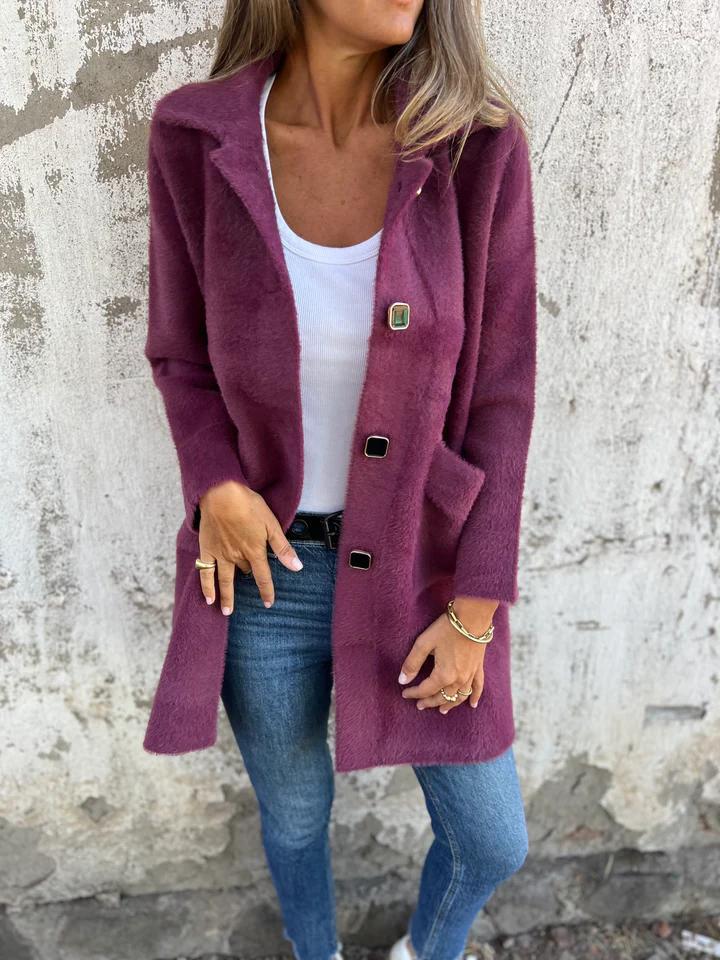 EB | Weiche Wolljacke Zeitlose Eleganz Bequeme Passform