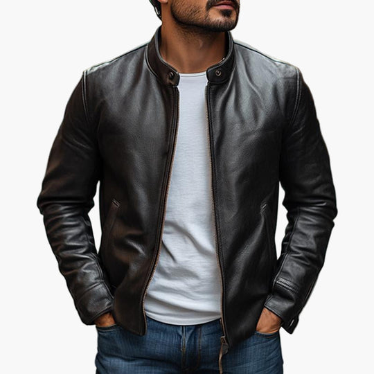 EB | Jacke - Modernes Slim Fit Design mit Stehkragen, Stilvolle Alltags- und Freizeitjacke