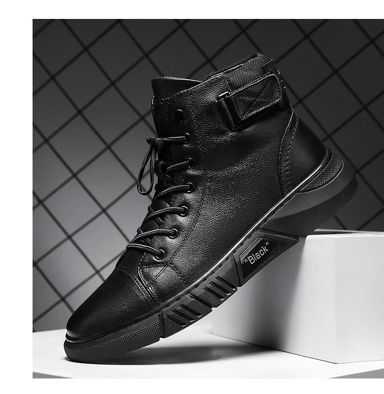 EB | Robuste Schwarze Herrenschuhe