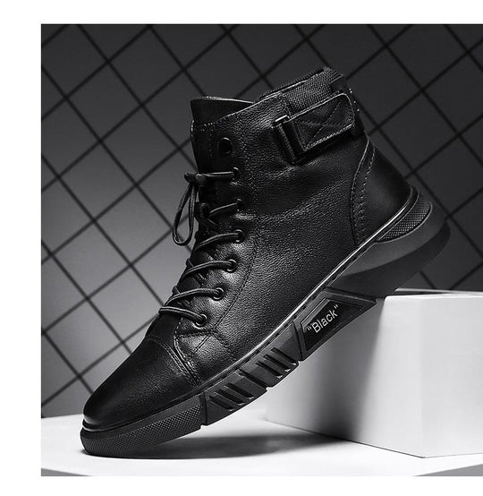 EB | Robuste Schwarze Herrenschuhe
