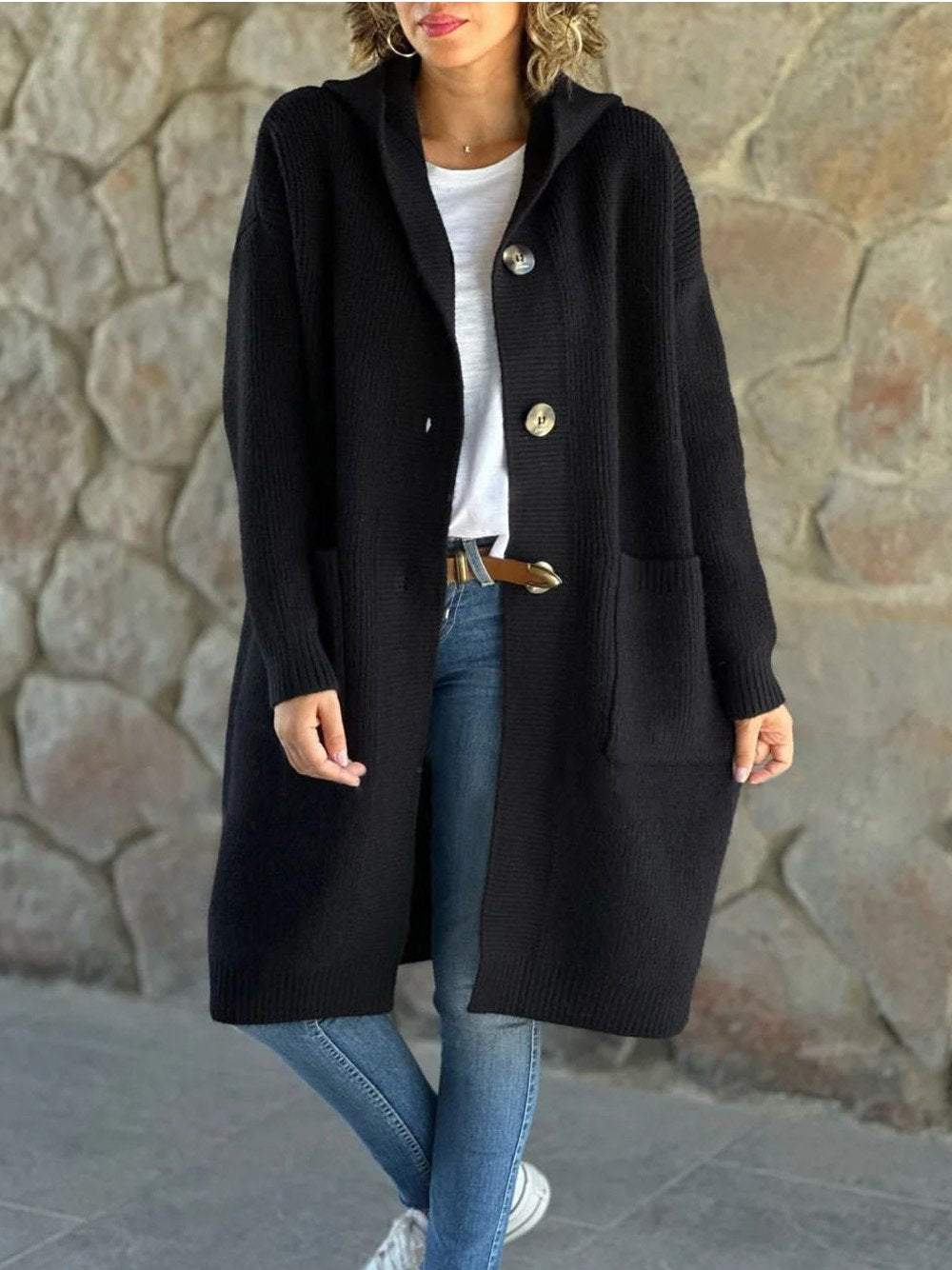 EB | Strick Hoodie Jacke für Frauen Herbst Edition