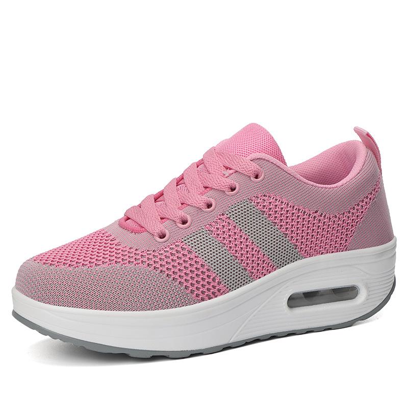 Damen leichte luftige geflochtene Mesh orthopädische Sneakers EB