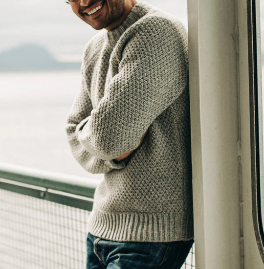 EB | Strukturstrickpullover Weich und Wärmedämmend Ideal für Den Alltag