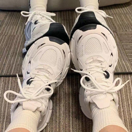 Weiße KomfortPlateausneaker EB