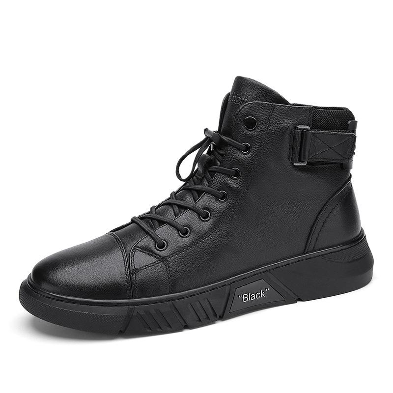 EB | Robuste Schwarze Herrenschuhe