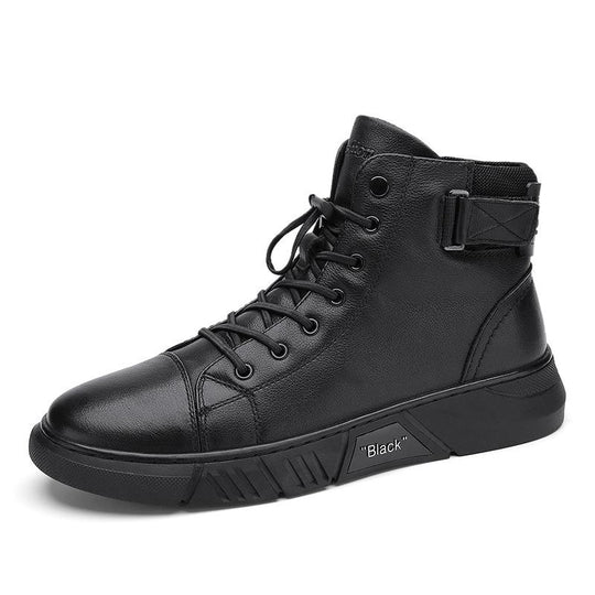 EB | Robuste Schwarze Herrenschuhe