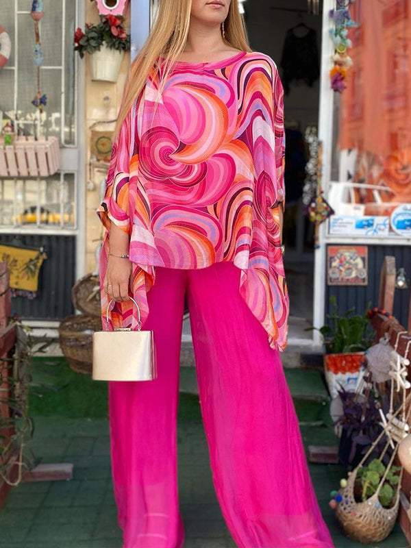 EB | Liene Zweiteiliges Chiffon Set