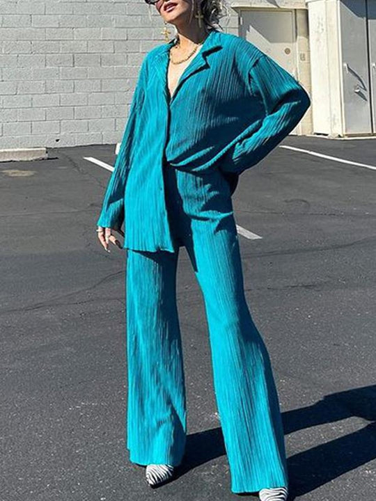 EB | Lässig Schick Faltenset - Bluse+Hose