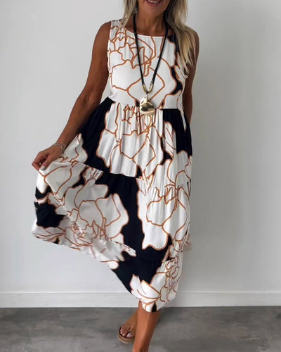 EB - Komfortables Ärmelloses Sommerkleid für Damen