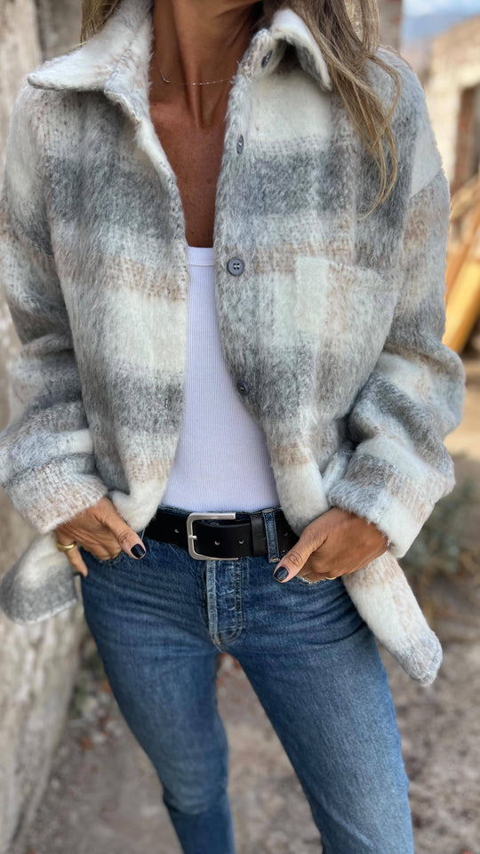 EB | Overshirt Grau