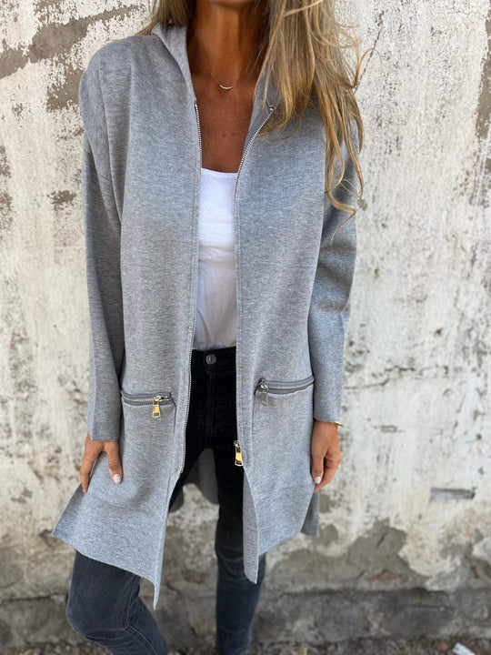 EB | Stilvolle Langarm Strickjacke
