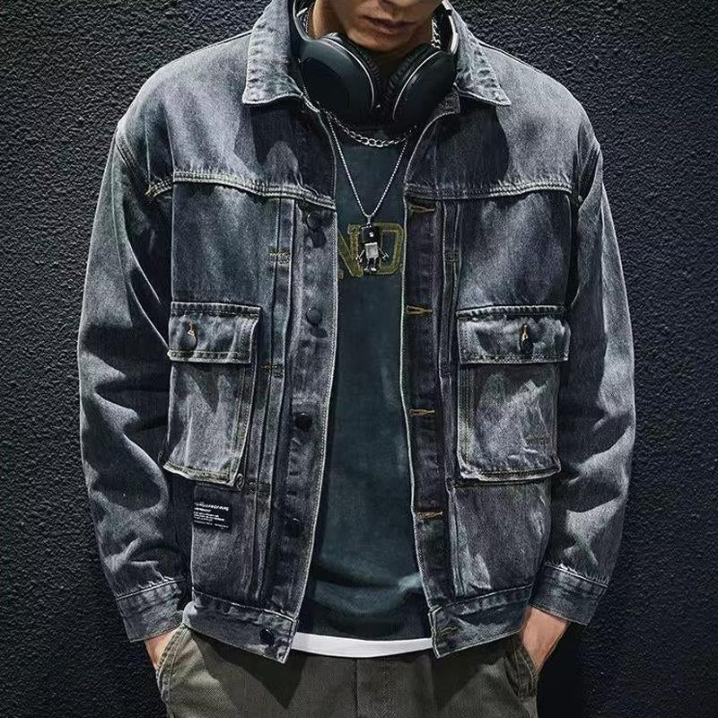 EB | Denimjacke mit Lässigem Schnitt