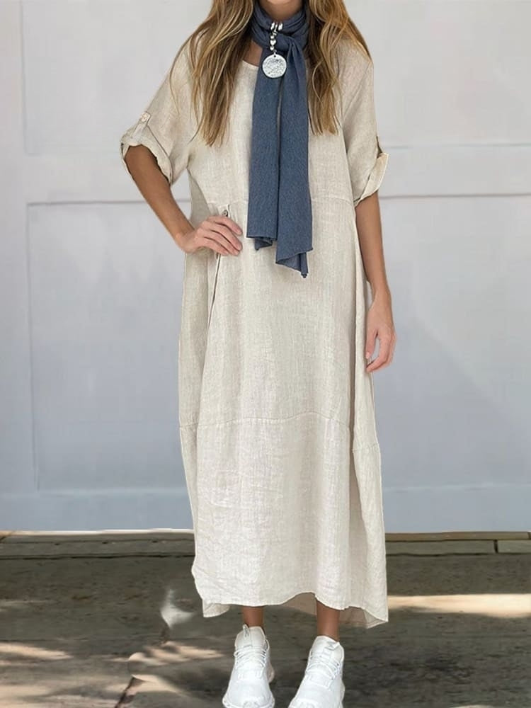 EB | Leinen Baumwolle Kleid