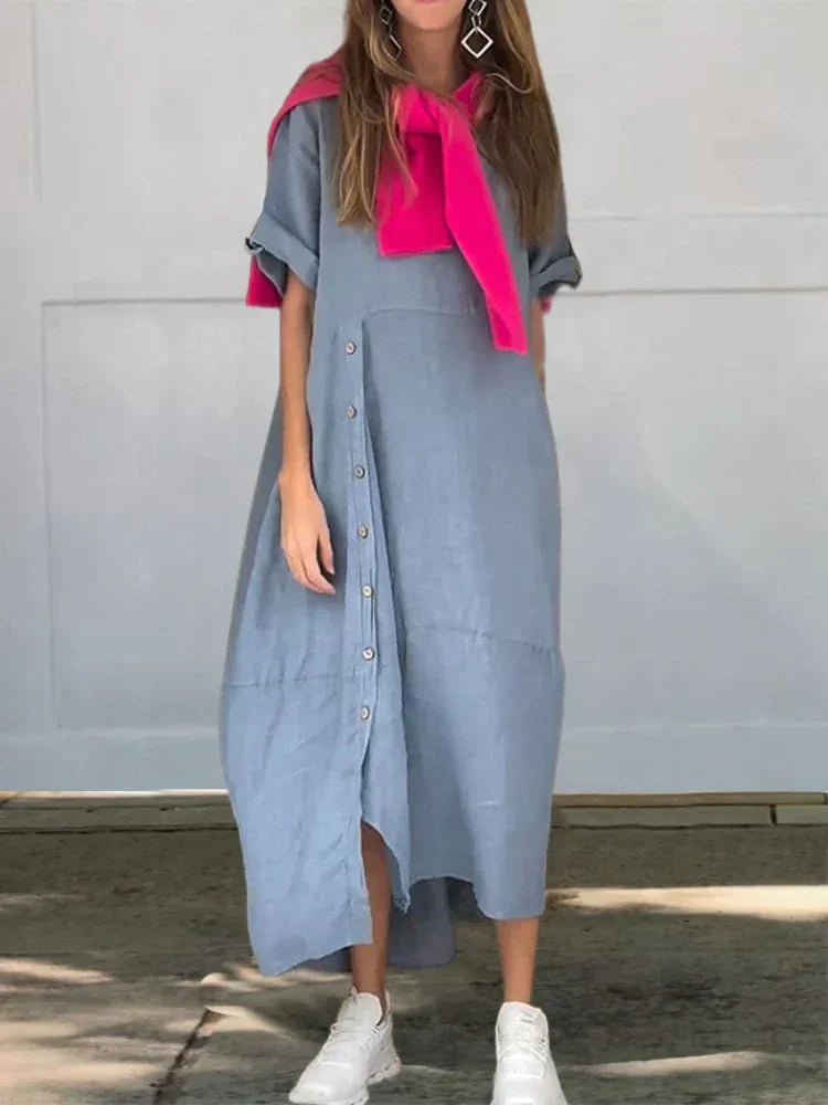 EB | Leinen Baumwolle Kleid
