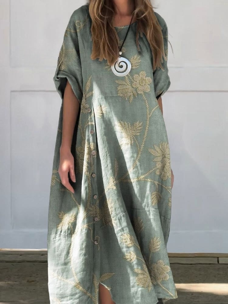 EB | Leinen Baumwolle Kleid