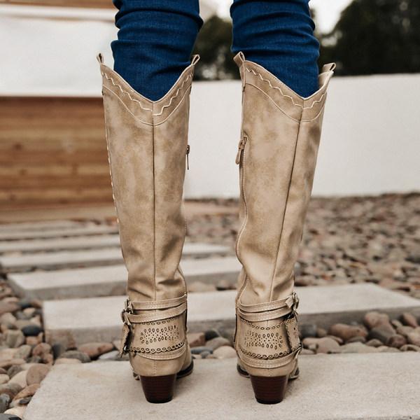 EB | Vintage Hohe Winterreiterstiefel