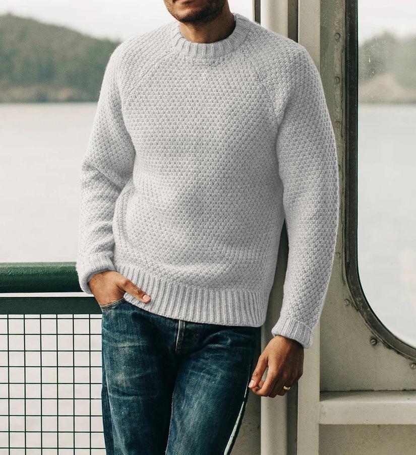 EB | Strukturstrickpullover Weich und Wärmedämmend Ideal für Den Alltag