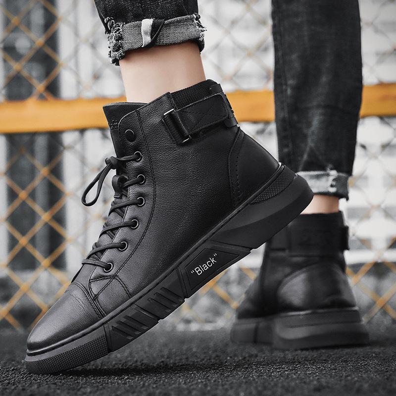 EB | Robuste Schwarze Herrenschuhe
