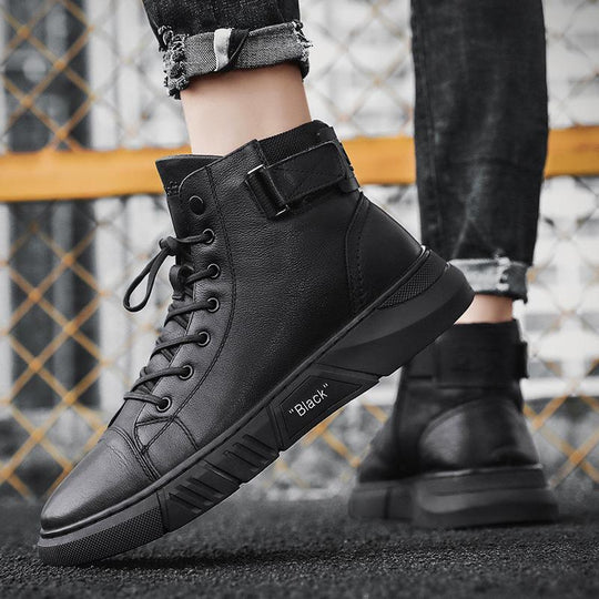 EB | Robuste Schwarze Herrenschuhe