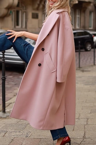 EB | Lange Jacke mit Doppelknopfverschluss Eleganter Schnitt Zeitloses Design