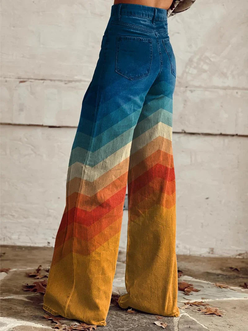 EB | Bedruckte Weite Hose
