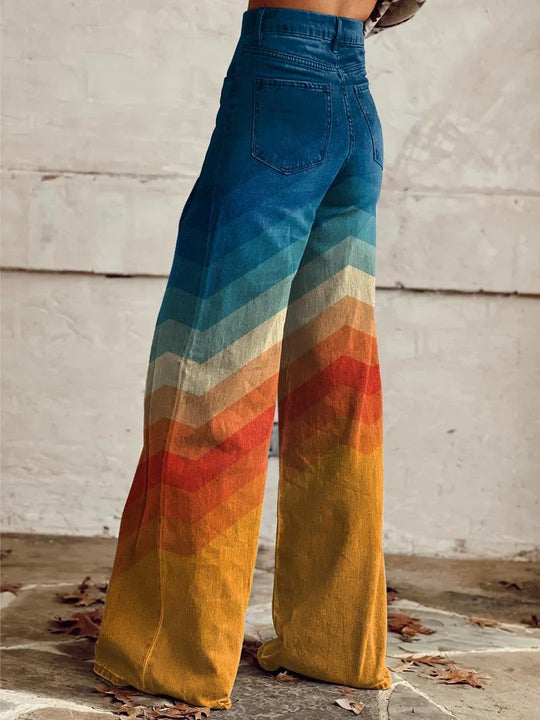 EB | Bedruckte Weite Hose