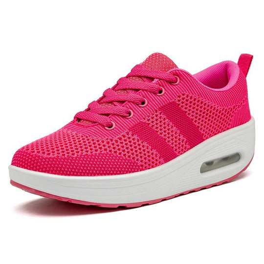 Damen leichte luftige geflochtene Mesh orthopädische Sneakers EB
