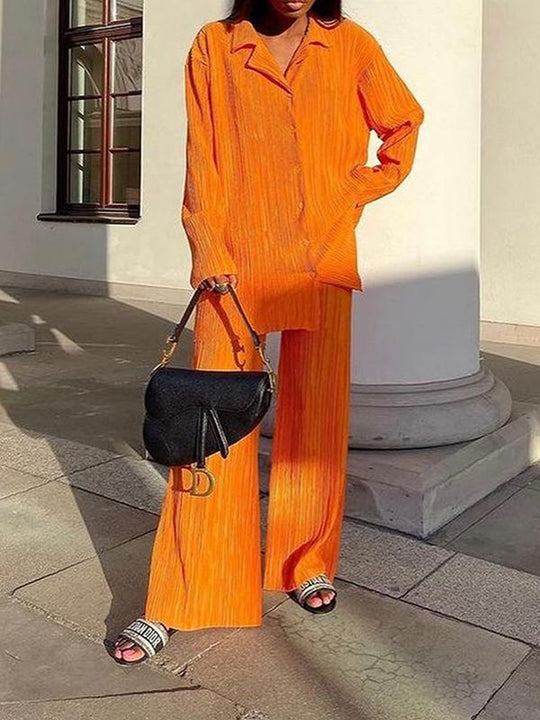 EB | Lässig Schick Faltenset - Bluse+Hose
