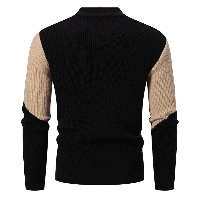 EB | Strickpullover mit Kontrastmuster Modern und Warm