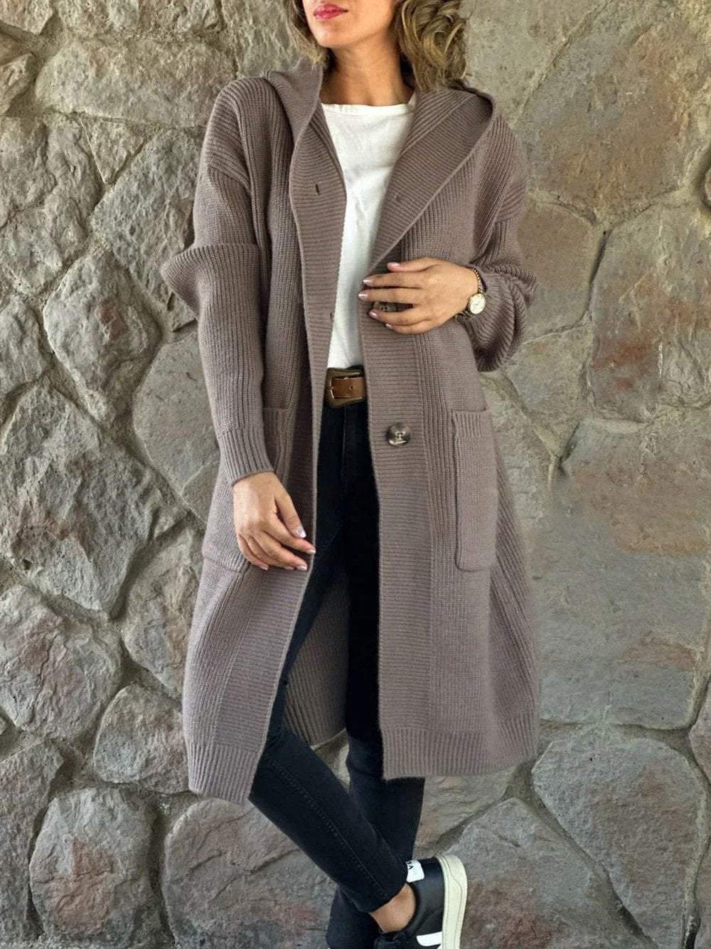 EB | Strick Hoodie Jacke für Frauen Herbst Edition