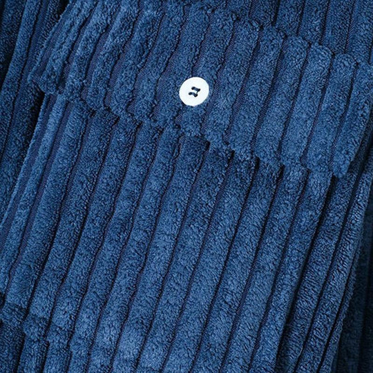 EB - Stilvolles Dunkelblaues Lässiges Corduroy Herbst Overshirt für Männer