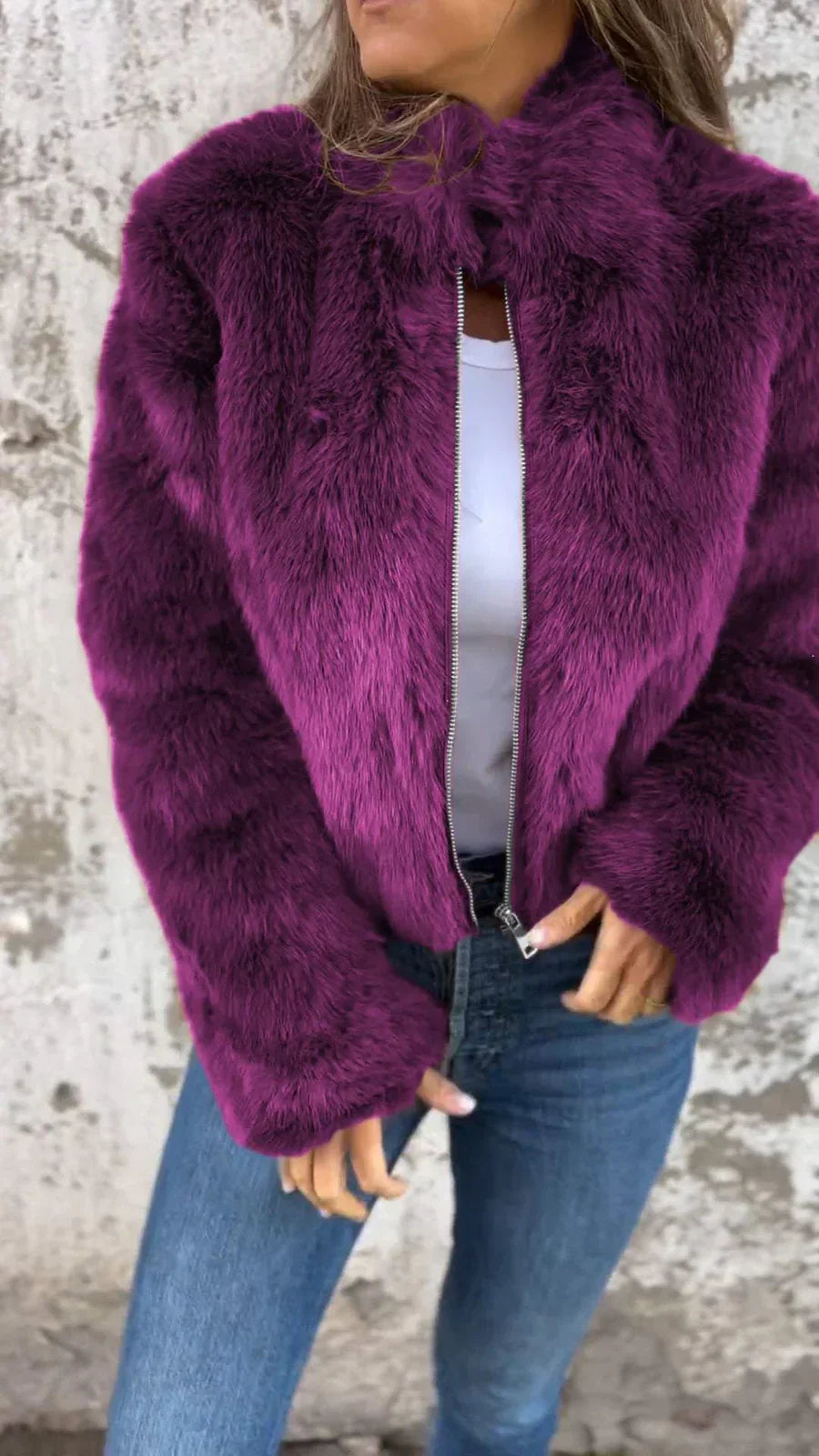 EB | Luxus-Fell-Komfort-Damenjacke