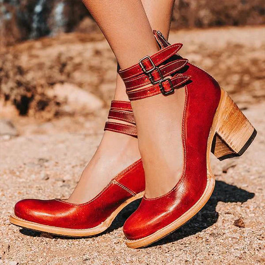 Vintage-Schuhe mit Absätzen EB