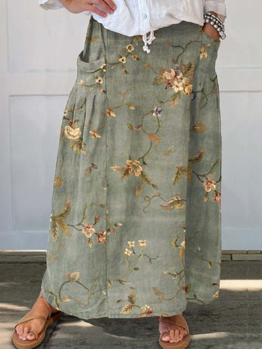 EB | Floral Print Taschenrock