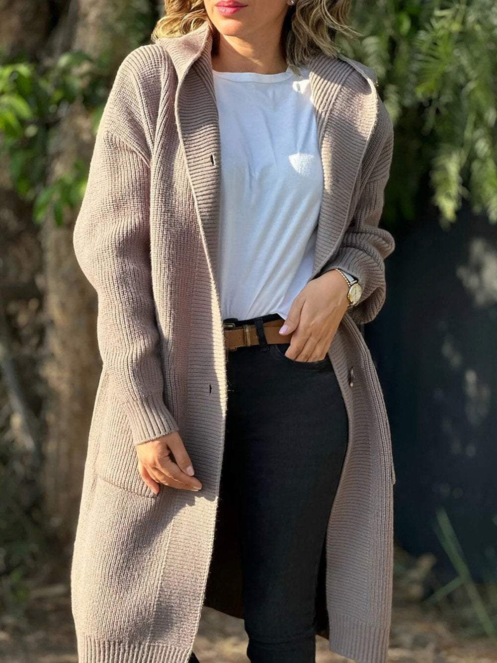 EB | Strick Hoodie Jacke für Frauen Herbst Edition