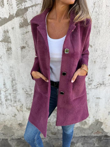 EB | Weiche Wolljacke Zeitlose Eleganz Bequeme Passform