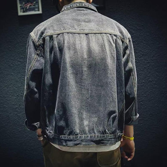 EB | Denimjacke mit Lässigem Schnitt