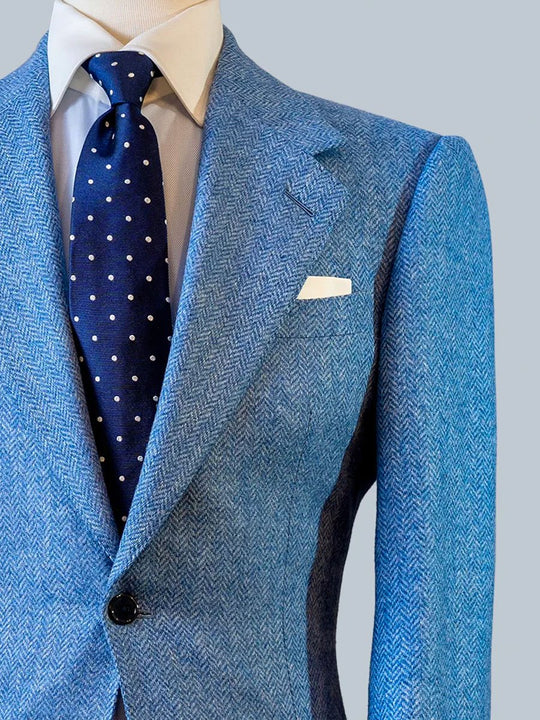 EB | Vintage Hahnentritt Wolle Blazer - Zeitloser Stil