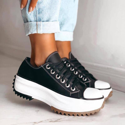 Amelie | Stylische Plateau Turnschuhe für Frauen EB
