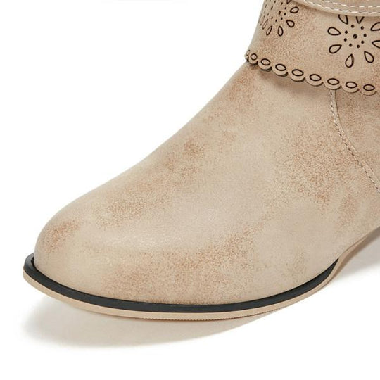 EB | Vintage Hohe Winterreiterstiefel