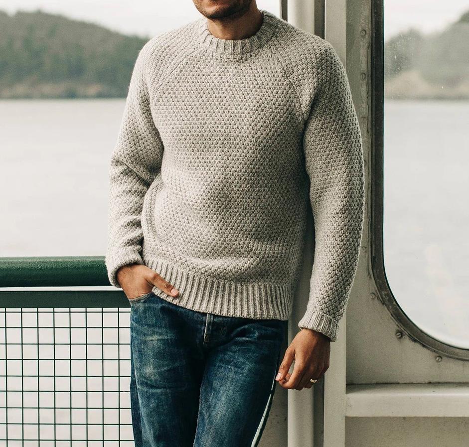 EB | Strukturstrickpullover Weich und Wärmedämmend Ideal für Den Alltag