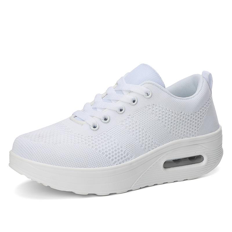 Damen leichte luftige geflochtene Mesh orthopädische Sneakers EB
