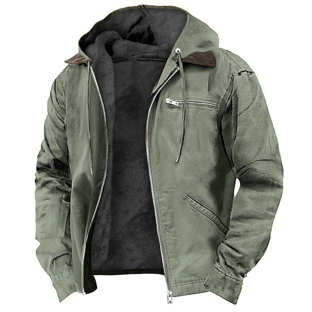 Funktionale Wasserdichte Outdoor Winterparka Jacke Mit Kapuze Polyester | EB