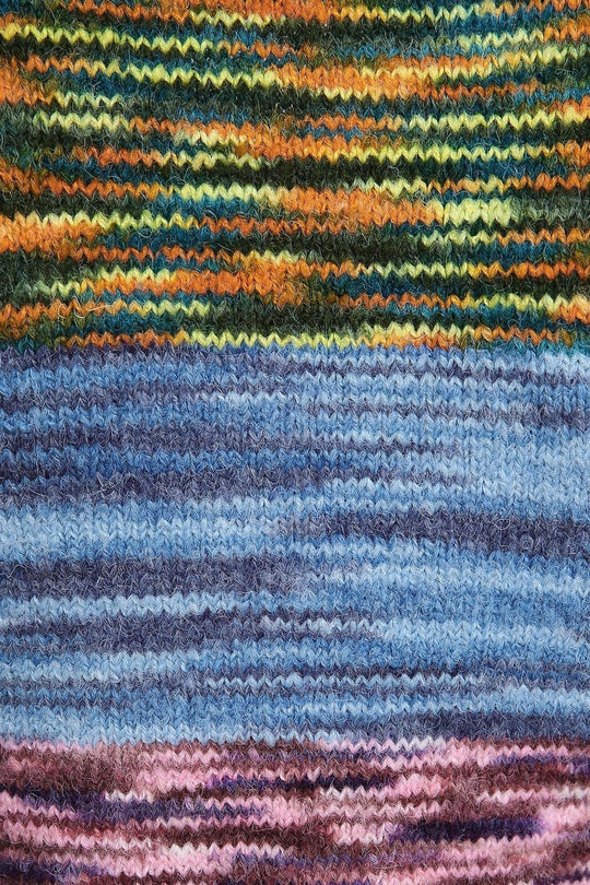 EB | Strickcardigan Mehrfarbig Wollmischung Kreativ und Zeitlos