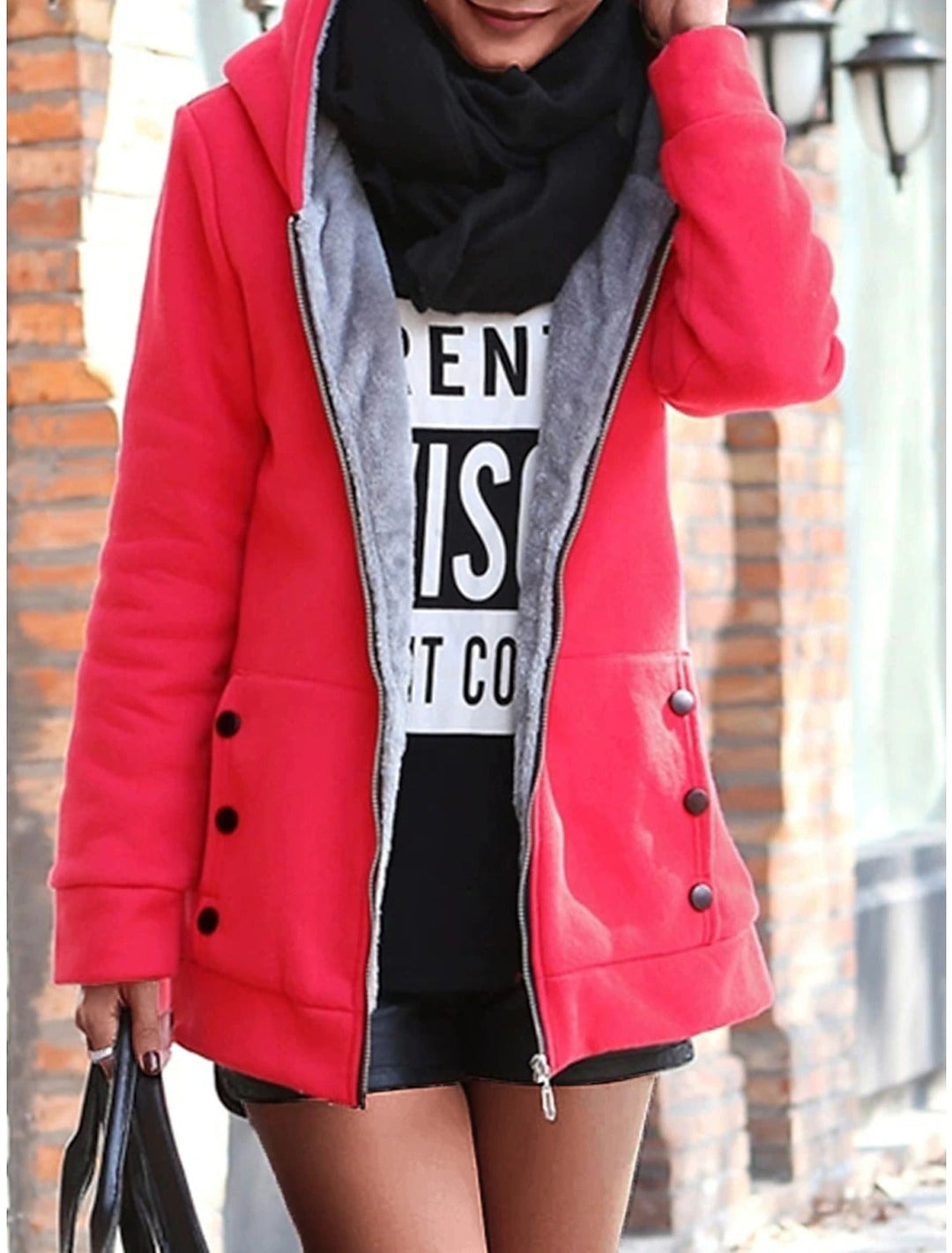 EB | Winddichte Wintermantel Hoodie