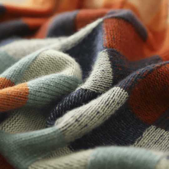 EB | Couture-Patchwork-Rollkragenpullover