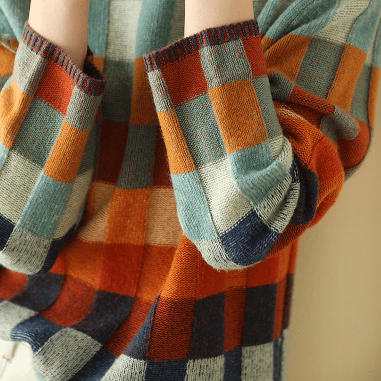EB | Couture-Patchwork-Rollkragenpullover